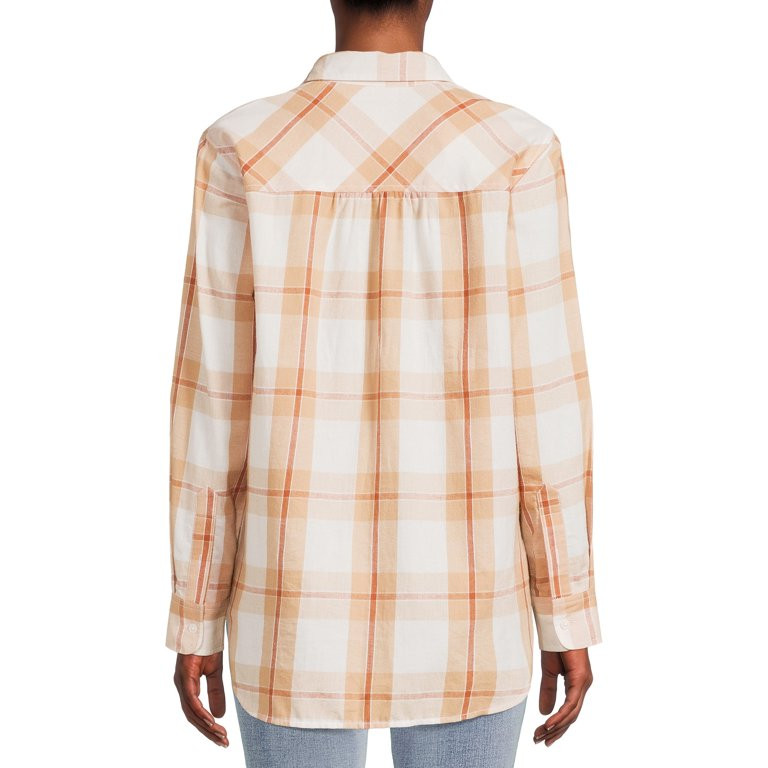 Time and Tru Women's Flannel Shirt | Walmart (US)