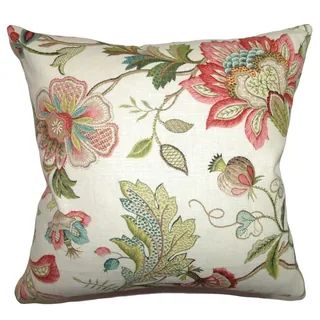 Adele Crewels Down Filled Throw Pillow Multi - 20-Inch - Feather/Down | Bed Bath & Beyond