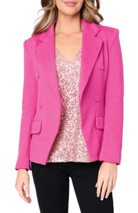 Click for more info about GIBSONLOOK Double Breasted Cotton Blend Blazer | Nordstrom