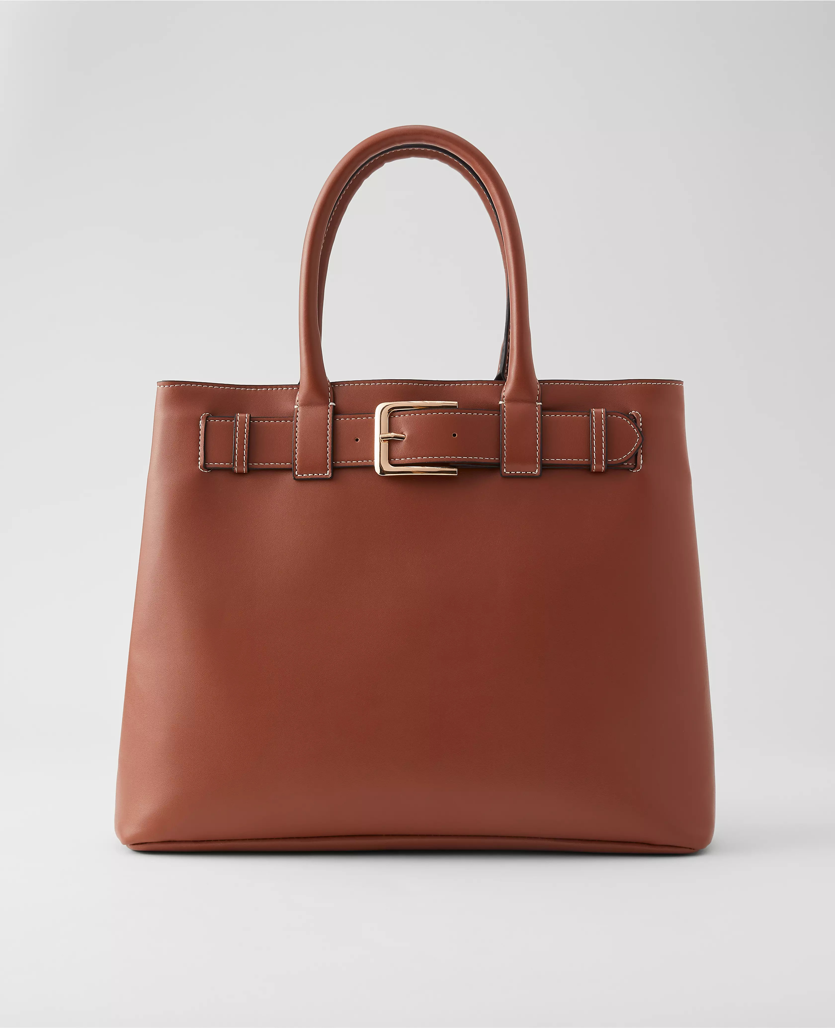 Faux Leather Tote Bag | Ann Taylor