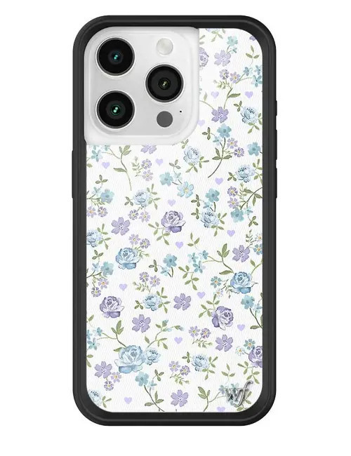 Wildflower Cases Lilac & Blue Floral iPhone Case in White at Nordstrom | Nordstrom