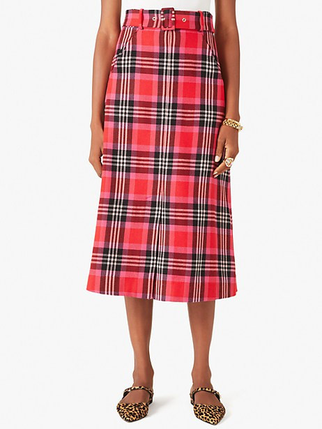 foliage plaid skirt | Kate Spade (US)