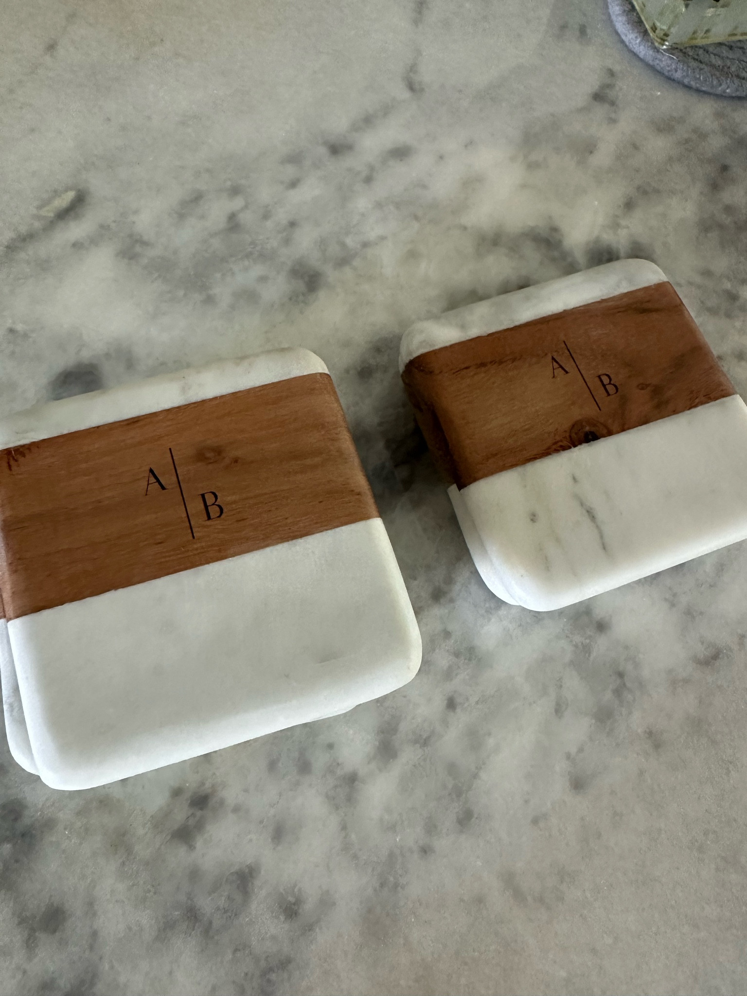 Monogram coasters make a great holiday gift 

#LTKFindsUnder100 #LTKHoliday #LTKGiftGuide