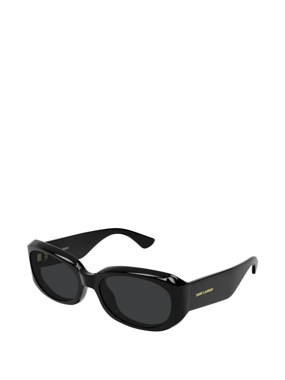 Saint Laurent Eyewear oval-frame Sunglasses | Black | FARFETCH | Farfetch Global