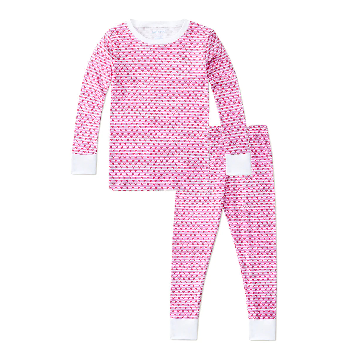 Sailor Hearts Two Piece Kids Pajamas | Joy Street