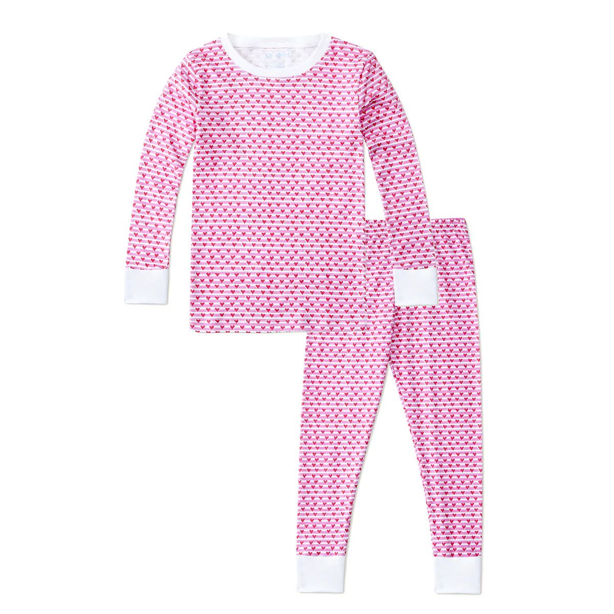 Sailor Hearts Two Piece Pajamas | Joy Street Kids LLC