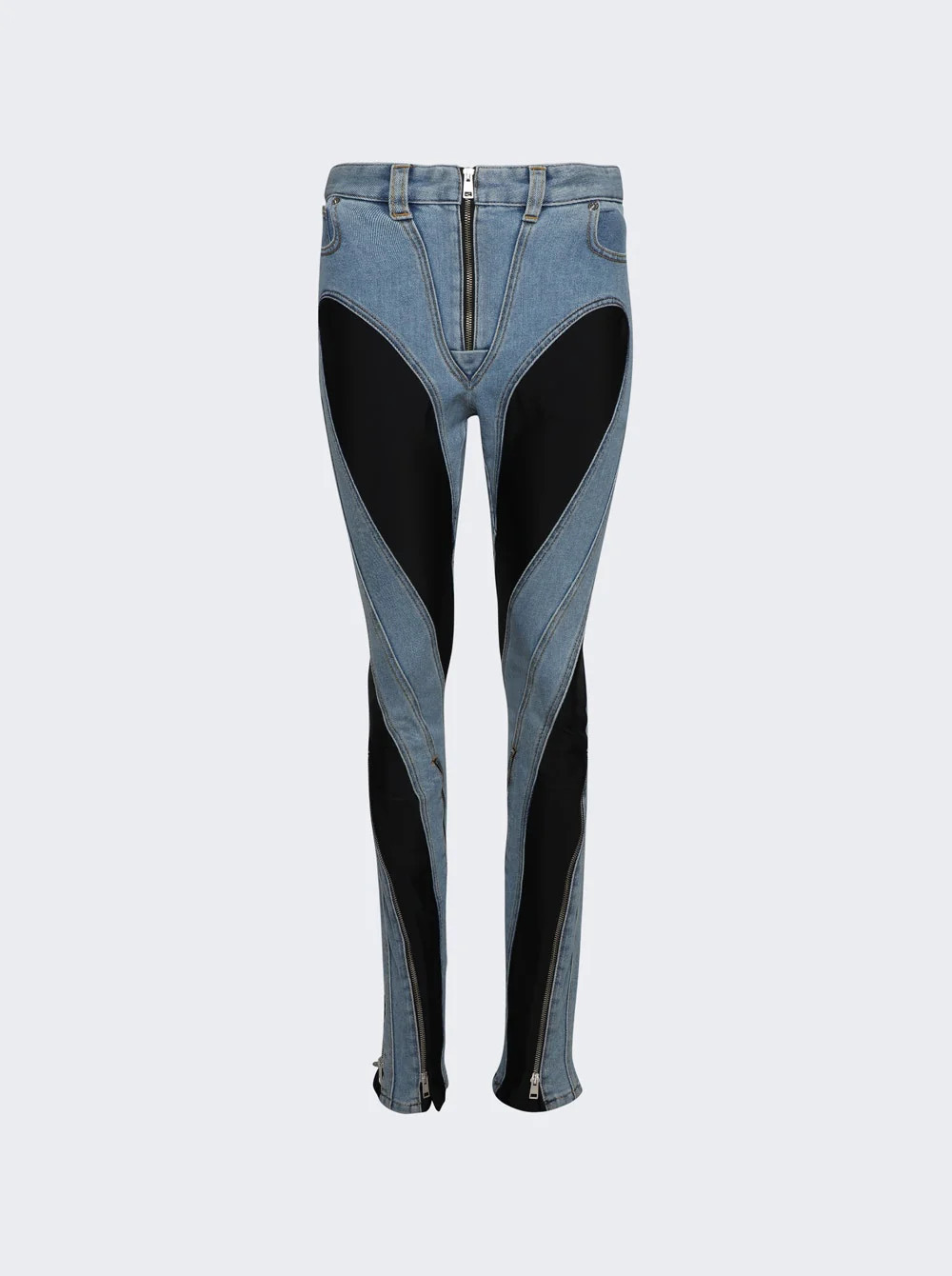 Spiral Slit Hem Jeans | Shop Simon
