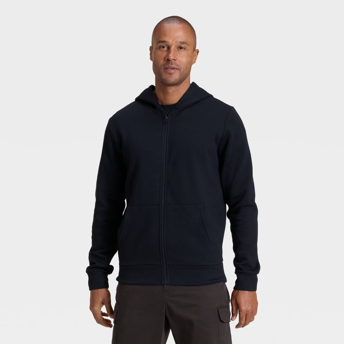 Men's Every Wear Fleece Full Zip Sweatshirt - Goodfellow & Co™ | Target