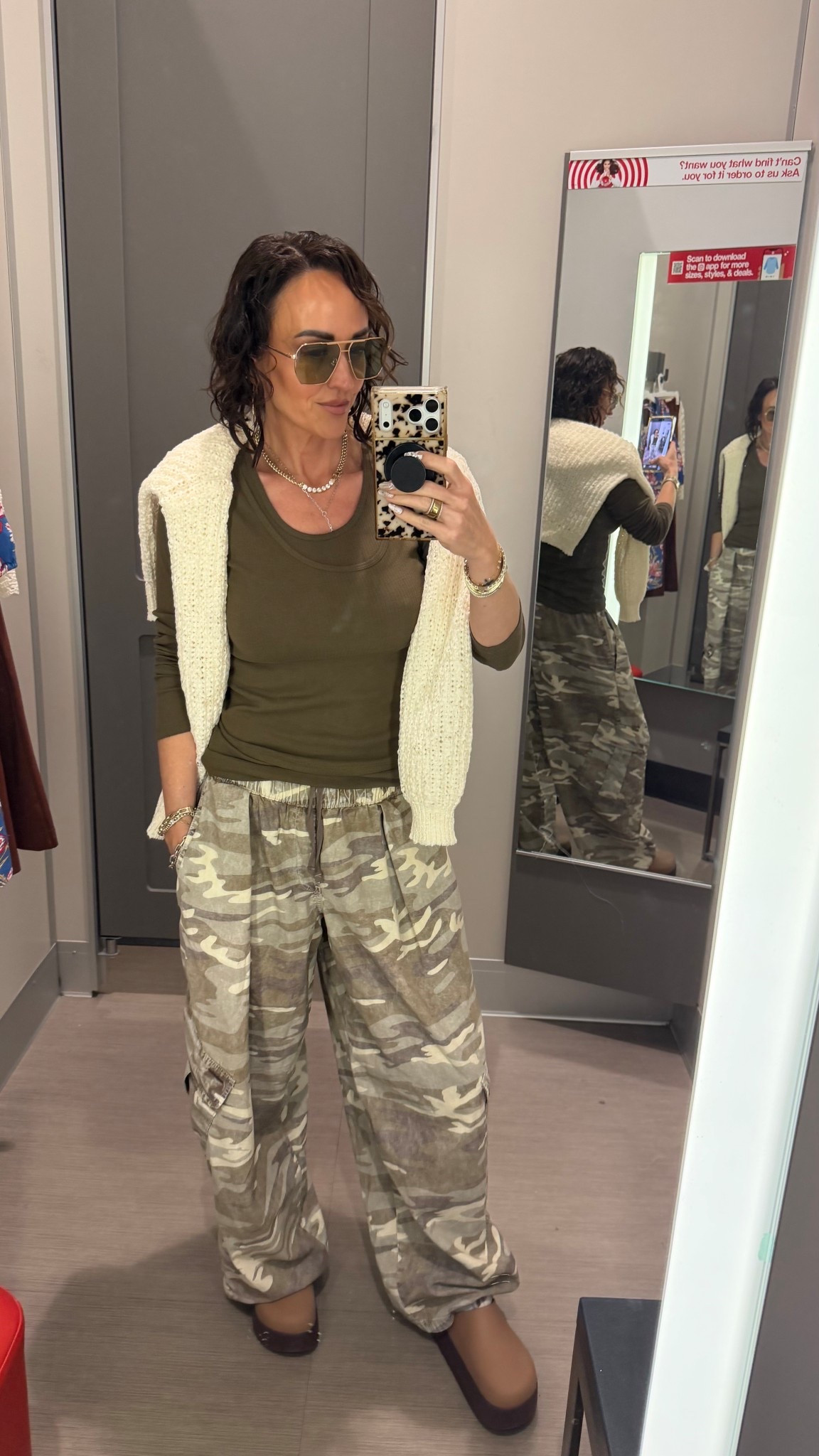 OOTD small in everything 
Sunnies are 12pm studio 

#LTKootd #LTKPetite #LTKOver40