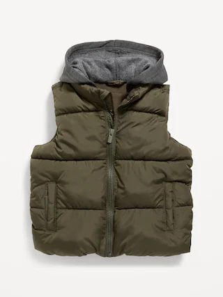 Water-Resistant Hooded Puffer Vest for Toddler Boys | Old Navy (US)