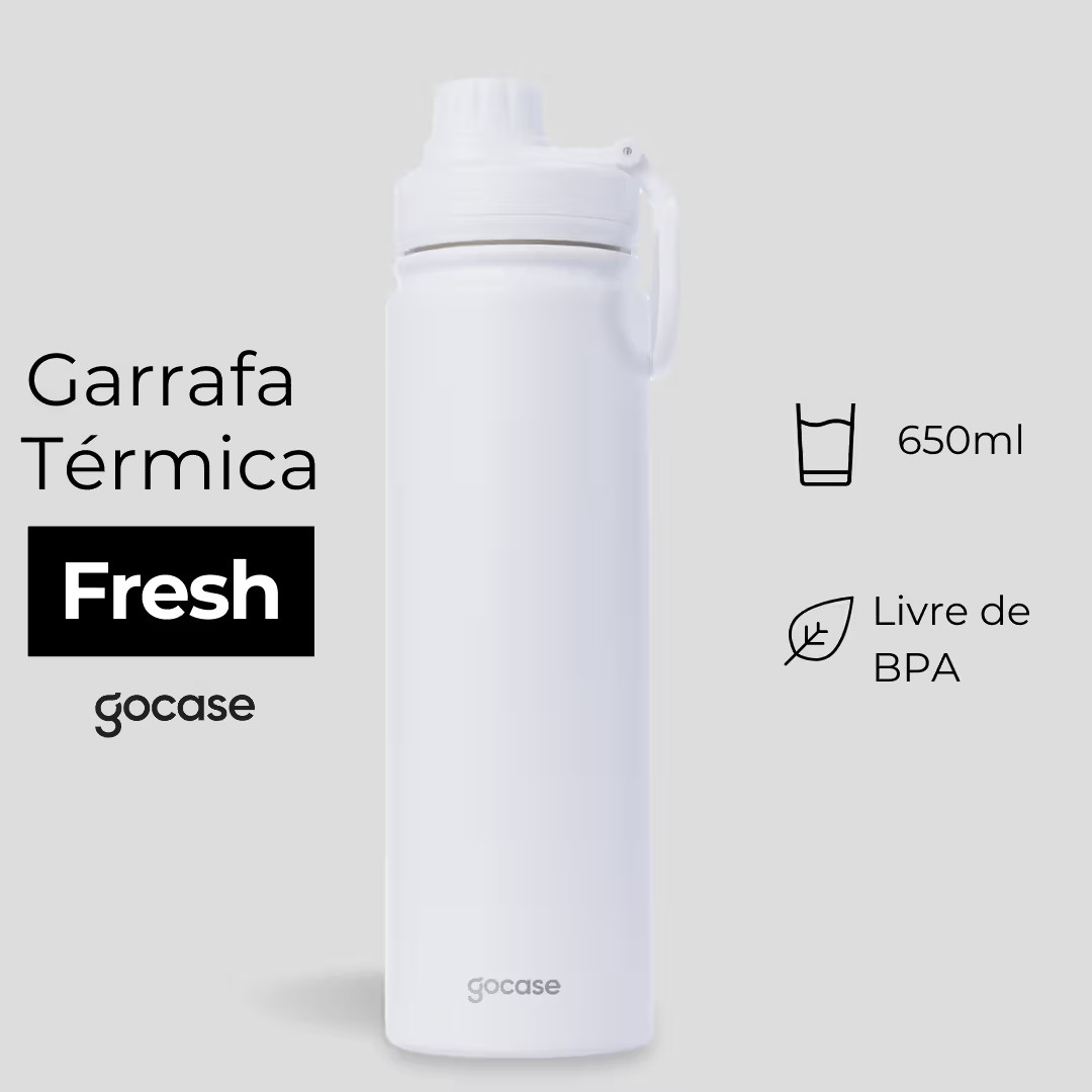 Garrafa Térmica Fresh + Ebook - Futurist | Gocase (BR)