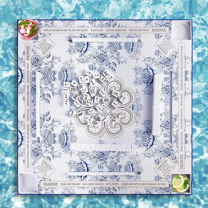 32x32 Inch Large Mahjong Floating Game Table for Pool Swimming Pool and Hot Tub Float Board for M... | Amazon (US)