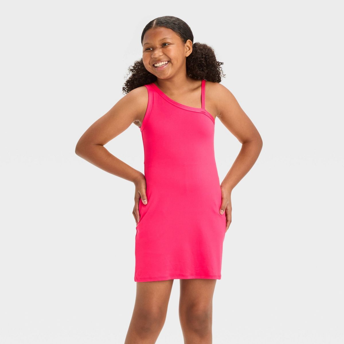 Girls' Asymmetrical Active Dress - All In Motion™ | Target