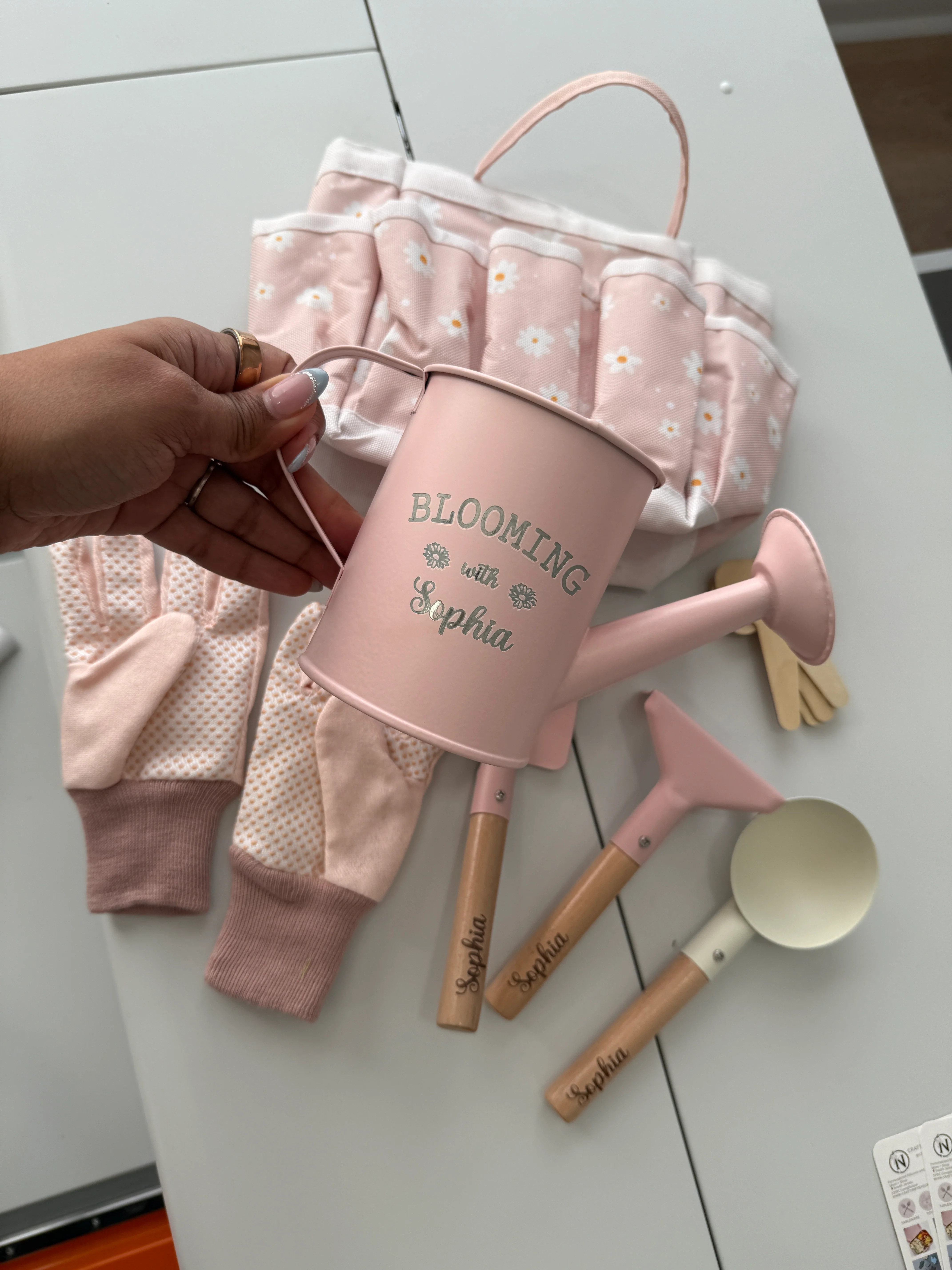 Kids Gardening Set – Available in Rose & Sage | Fun Outdoor Play & Lea | Craft in by Raquel