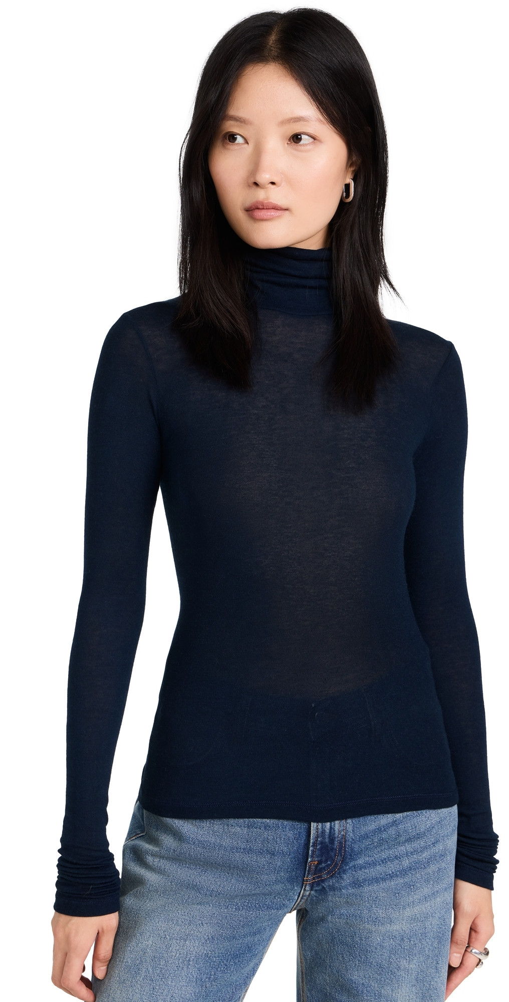 Sold Out NYC The Cashmere Turtleneck Navy M/L | Shopbop