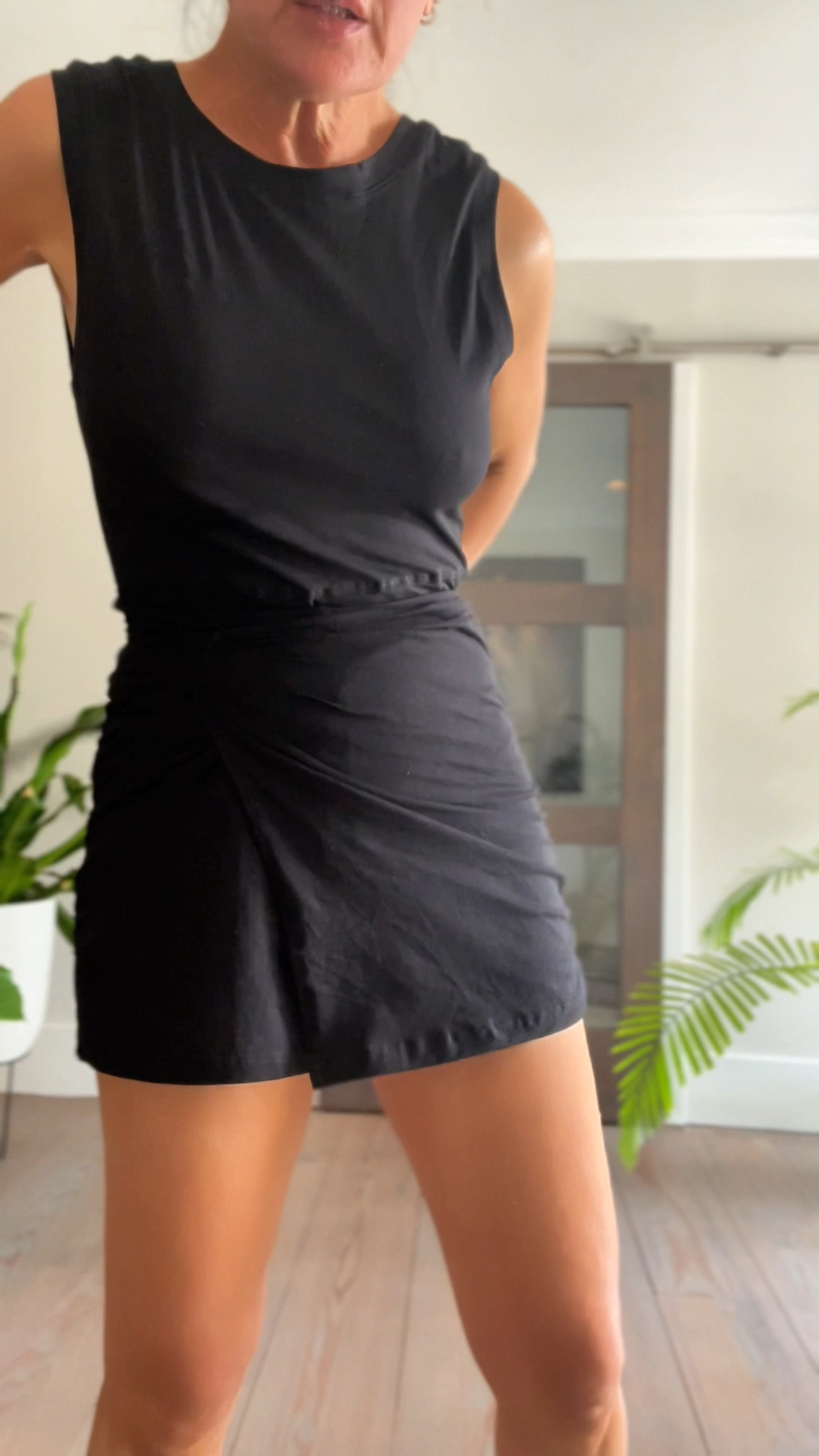 If you’re into the romper/ skort vibe, you will 💗💗💗 this one!  Sarong style wrap and tie. 

True to size. Amazon recommended I size up but it was too big. 

#LTKActive #LTKFindsUnder100 #LTKFitness