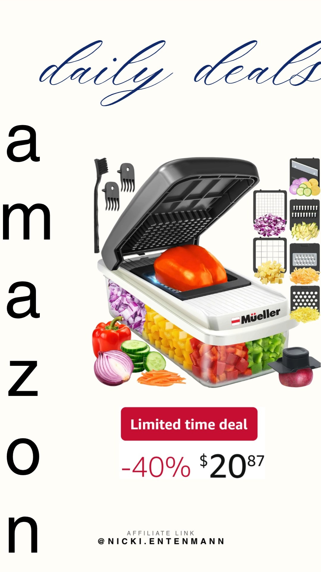 Slice smarter and skip the mess with this vegetable cutter and container combo. Prepping meals feels faster, cleaner, and way more fun 🥒🍅✨  

#vegetablecutter #kitchenessentials #mealprep #cookingeasy #homecooking #kitchenhacks #foodprep #healthyrecipes #kitchenfinds #cookingtools 

 #LTKfoodie #LTKHome #LTKSaleAlert