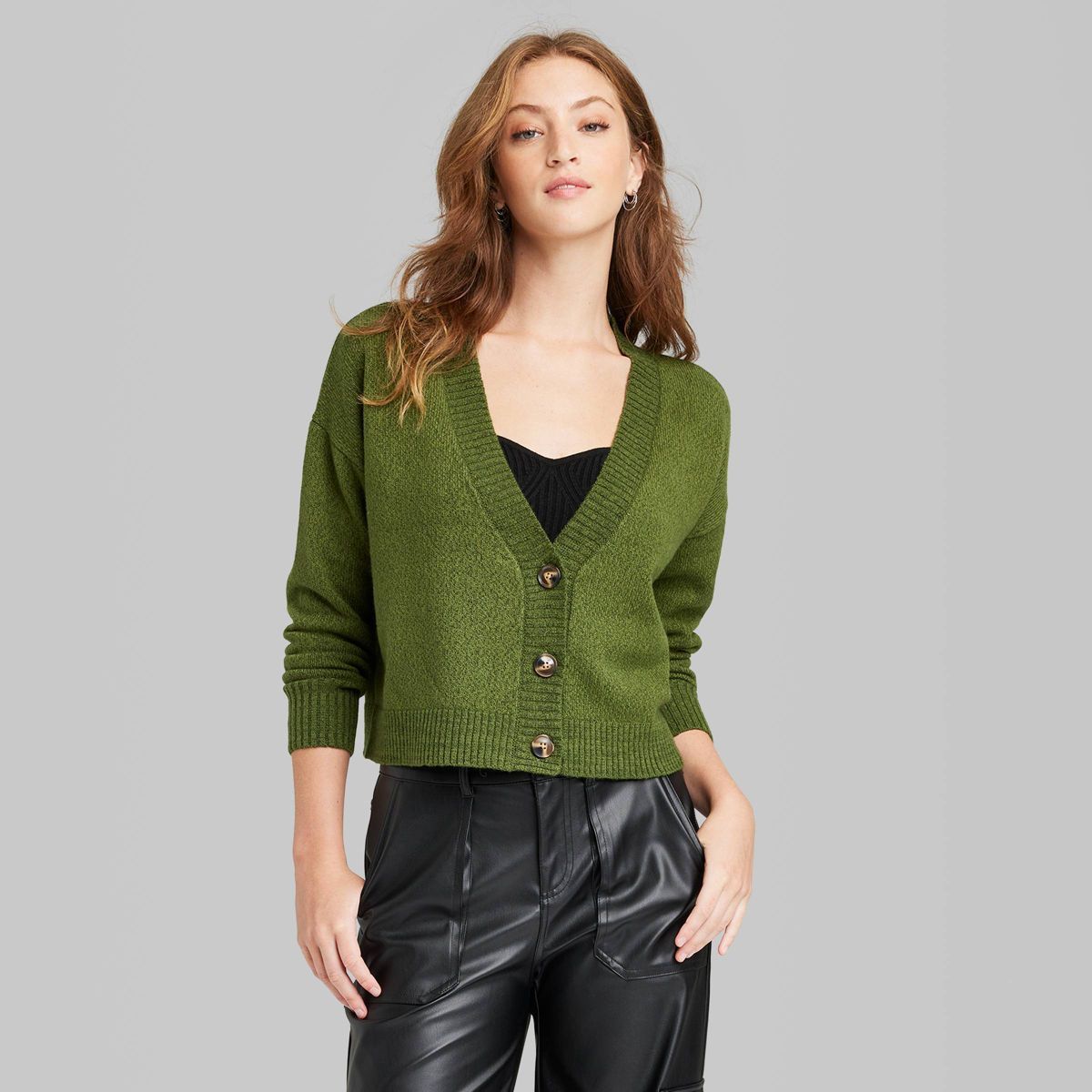 Women's Slouchy Button-Front Cardigan - Wild Fable™ | Target