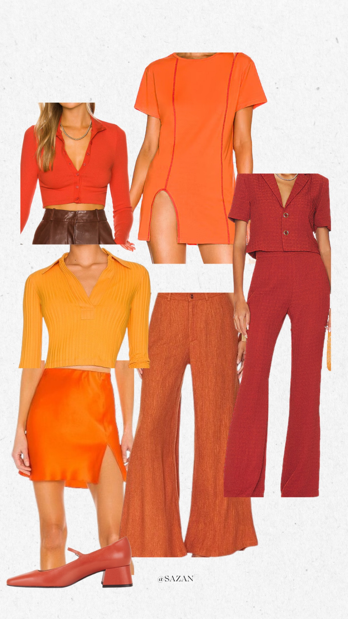 shades of orange 🍊 
my current color obsession 🧡

#revolve #fallvibes

#LTKWorkwear #LTKStyleTip #LTKShoeCrush