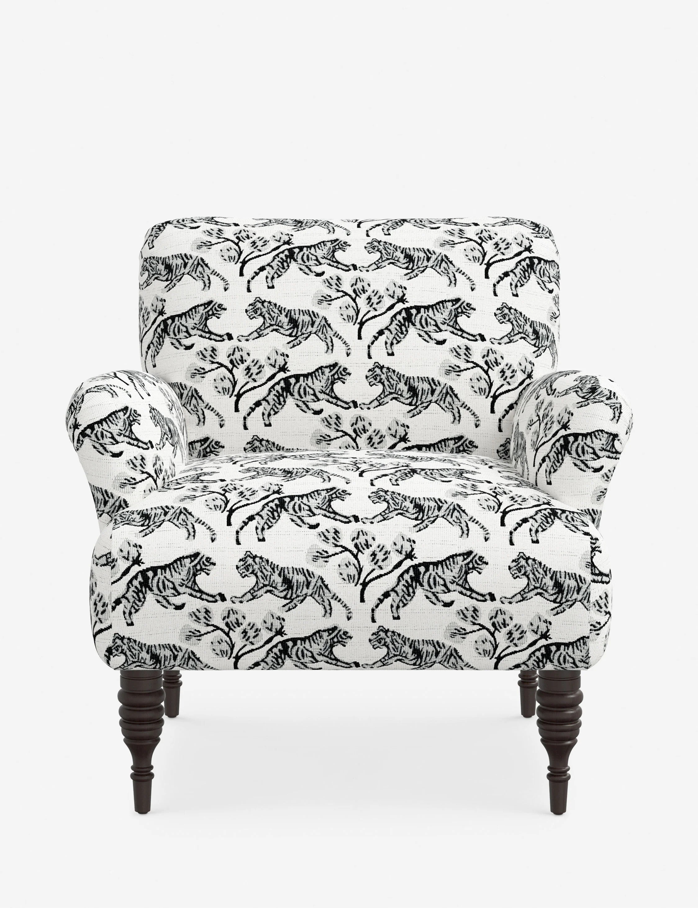 Vyolet Accent Chair, Tiger Ivory by Sarah Sherman Samuel | Lulu and Georgia 