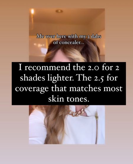Nars concealer
Recommends. Shop your favorite store or Amazon I love the 2.0 and 2.5 is for most skin tones. #makeup #concealer 

#LTKbeauty #LTKfindsunder100 #LTKVideo
