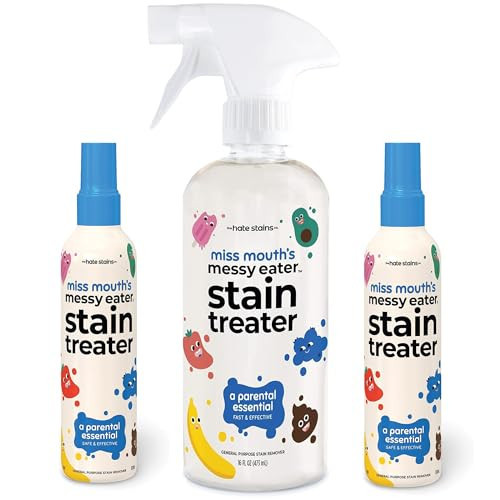 Miss Mouth's Messy Eater Stain Treater - 2 Pack Stain Remover Spray and 16oz Bottle | Amazon (US)