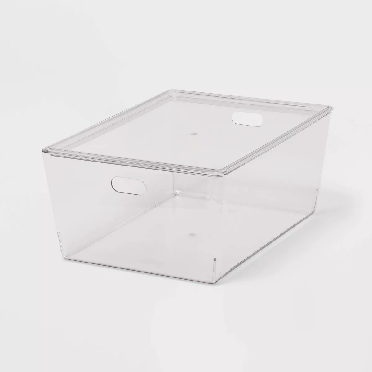 11L Stacking Clear Bin with Lid - Brightroom™ | Target