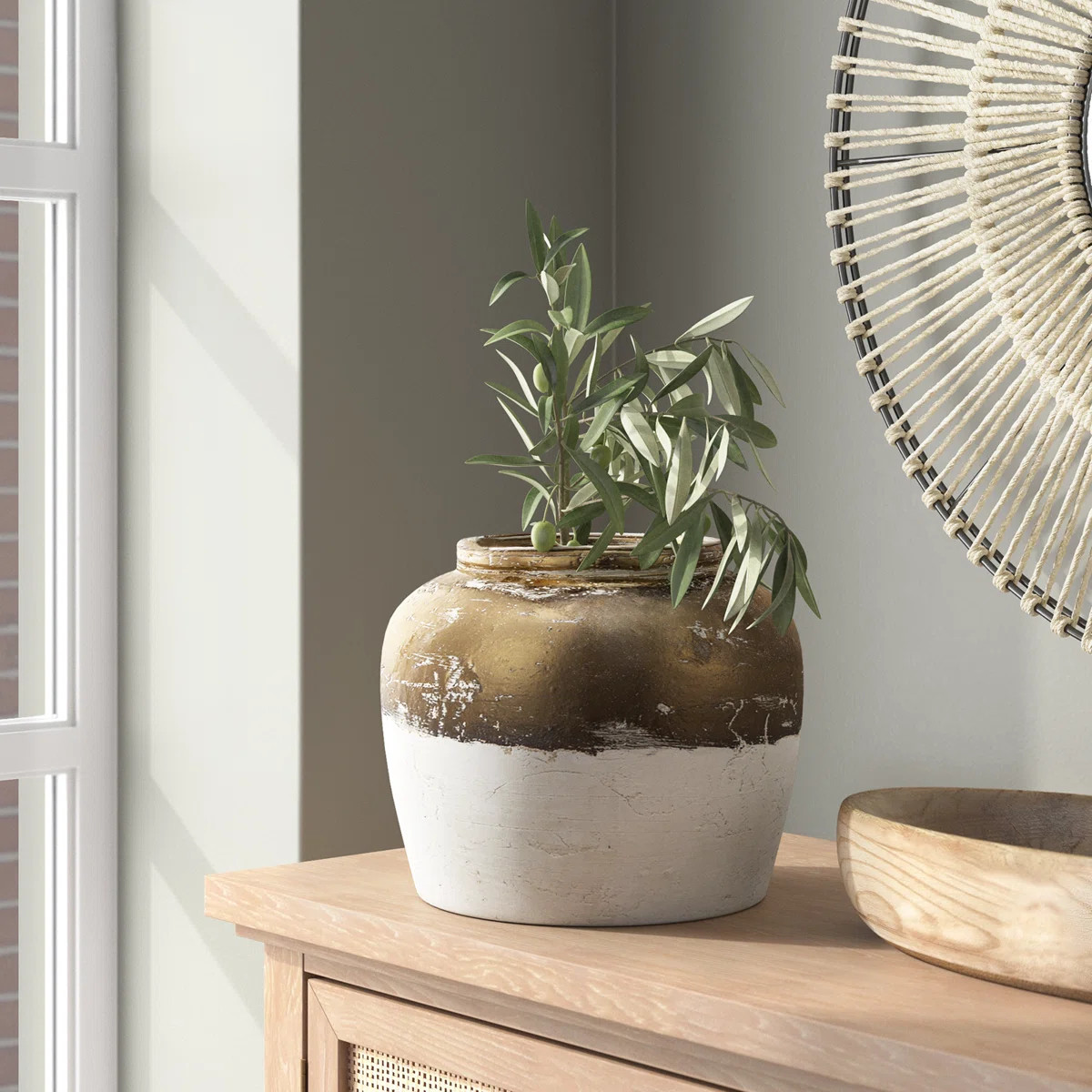 Libra Handmade Terracotta Table Vase | Wayfair North America