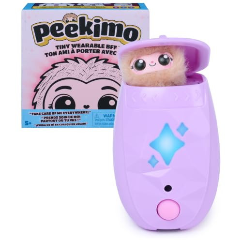 Peekimo Purple Interactive Pet and Wearable Charm Accessory, 100+ Reactions | Amazon (US)