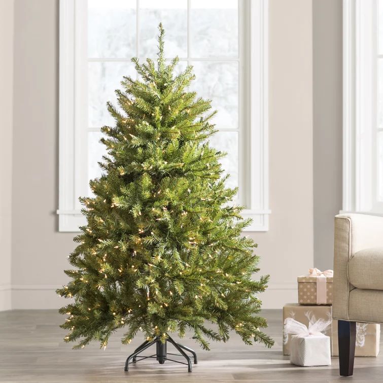 Jack Green Realistic Artificial Fir Christmas Tree with Clear Lights | Wayfair North America