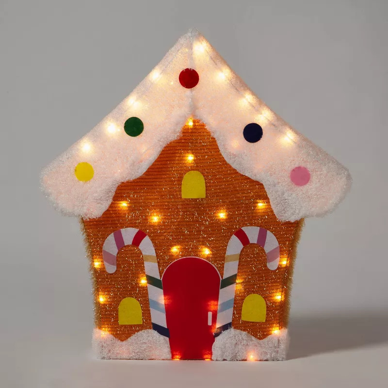 30" Fabric Gingerbread House Novelty Sculpture Light - Wondershop™ | Target