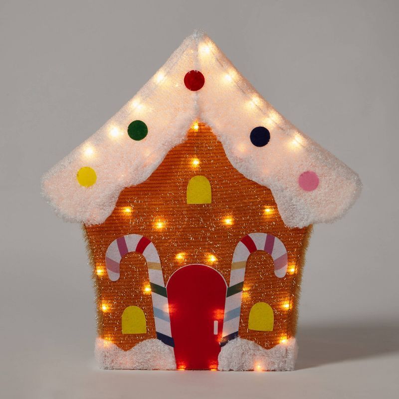 30" Fabric Gingerbread House Novelty Sculpture Light - Wondershop™ | Target