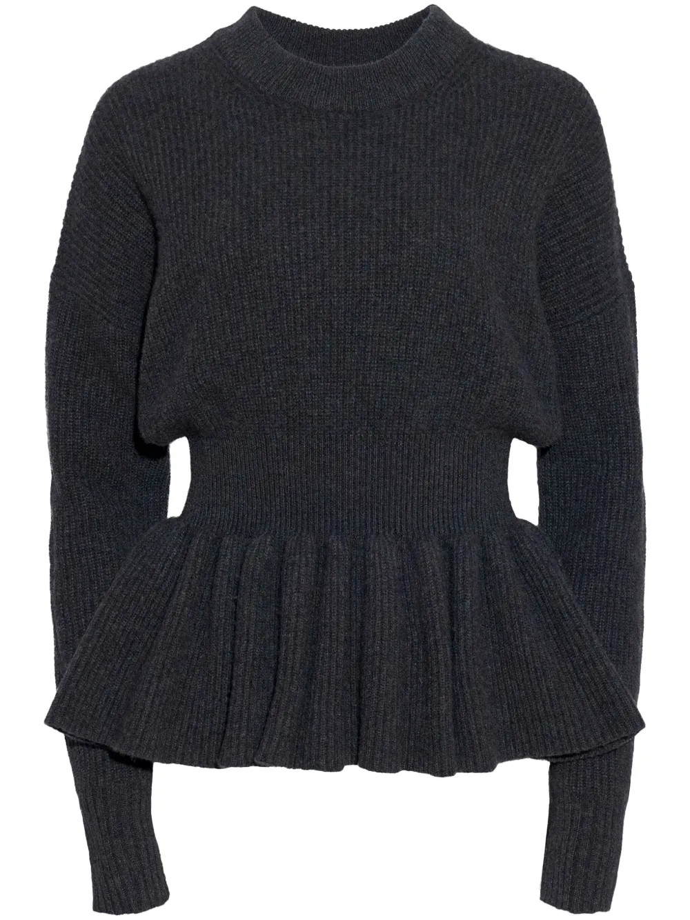 Altuzarra Vido peplum-hem Jumper | Grey | FARFETCH MY | Farfetch Global