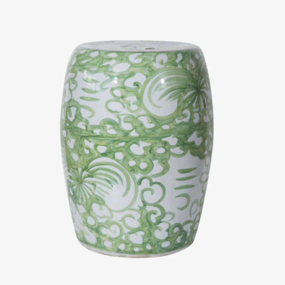 Green Flower Garden Stool | Dear Keaton