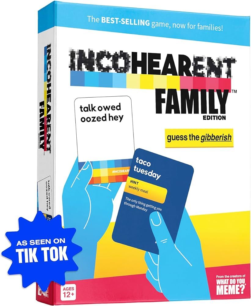 WHAT DO YOU MEME? Incohearent Family Edition - The Family Game Where You Compete to Guess The Gib... | Amazon (US)