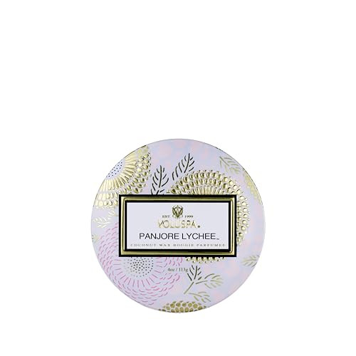 Voluspa Panjore Lychee Petite Tin Candle , 4 Ounces | Amazon (US)