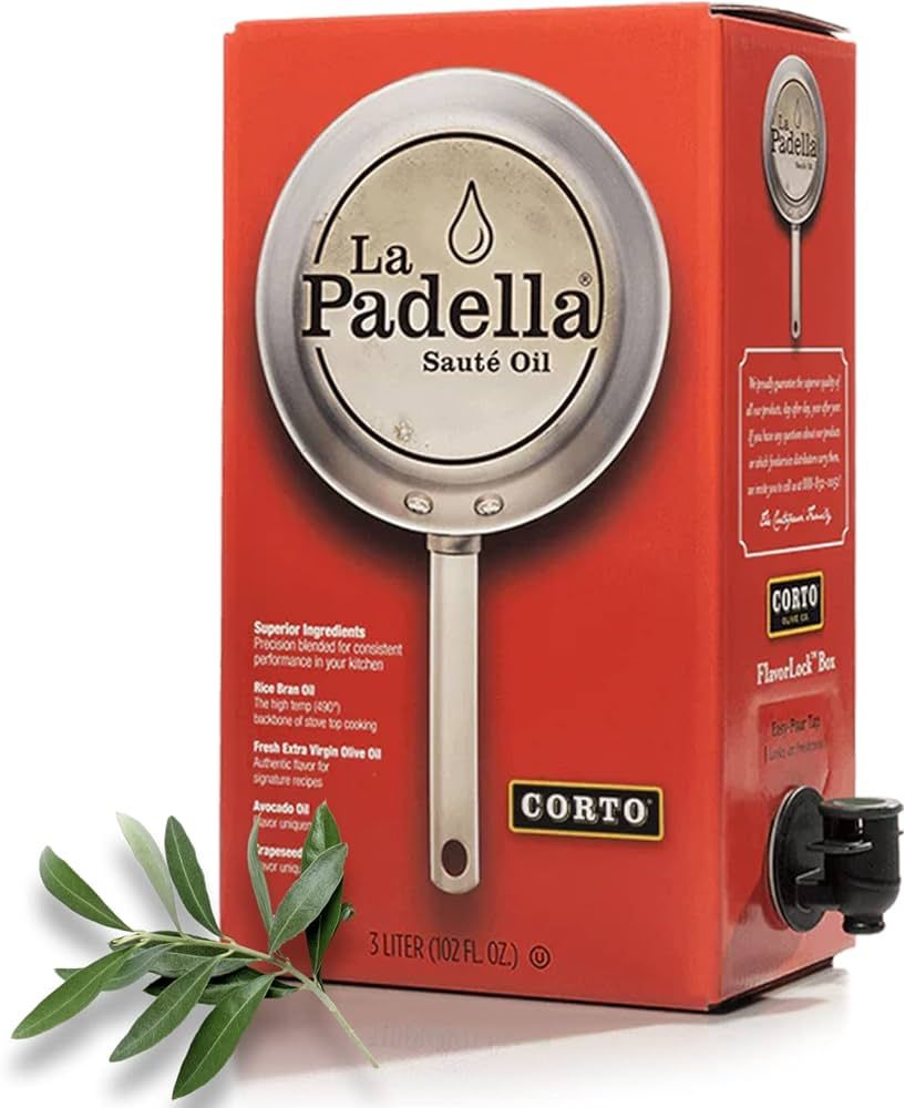 Corto La Padella® | High Smoke Point Cooking Oil | Chef Level Sauté Oil | Extra Virgin Olive Oi... | Amazon (US)