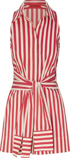 Inna Sleeveless Poplin Mini Dress | Nordstrom