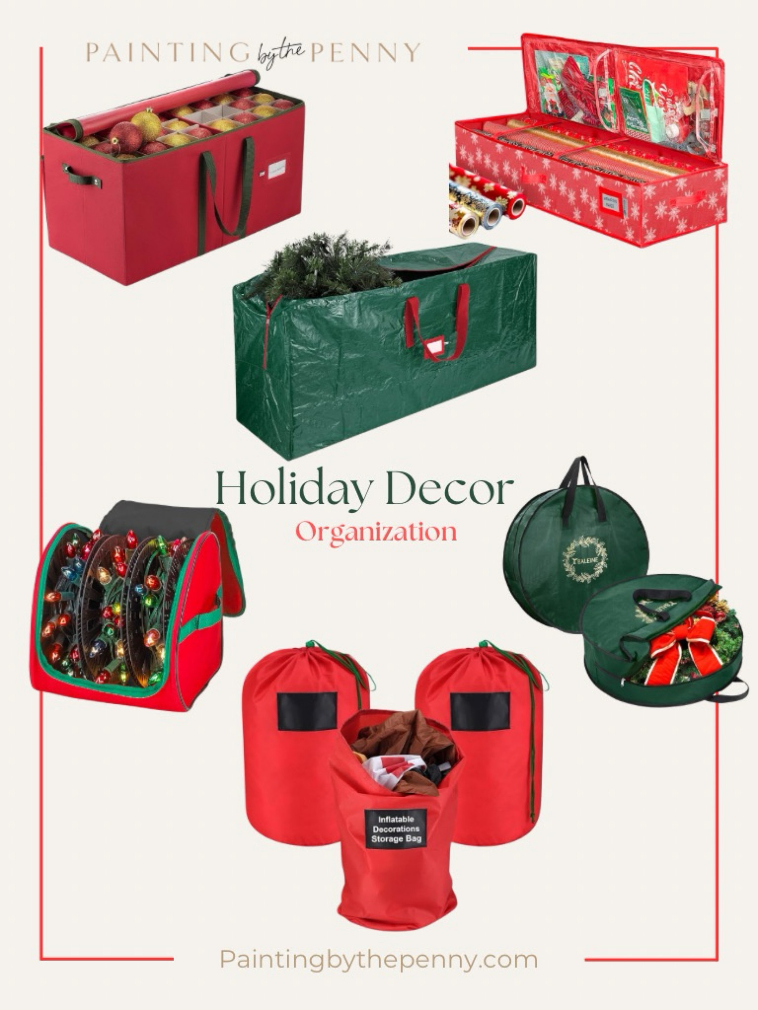 Holiday Decor Storage solutions 

#LTKHoliday #LTKSeasonal #LTKHome
