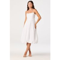ASTR the Label | Dahlia Bubble Hem Midi Dress in Off white | Size M | ASTR The Label (US)