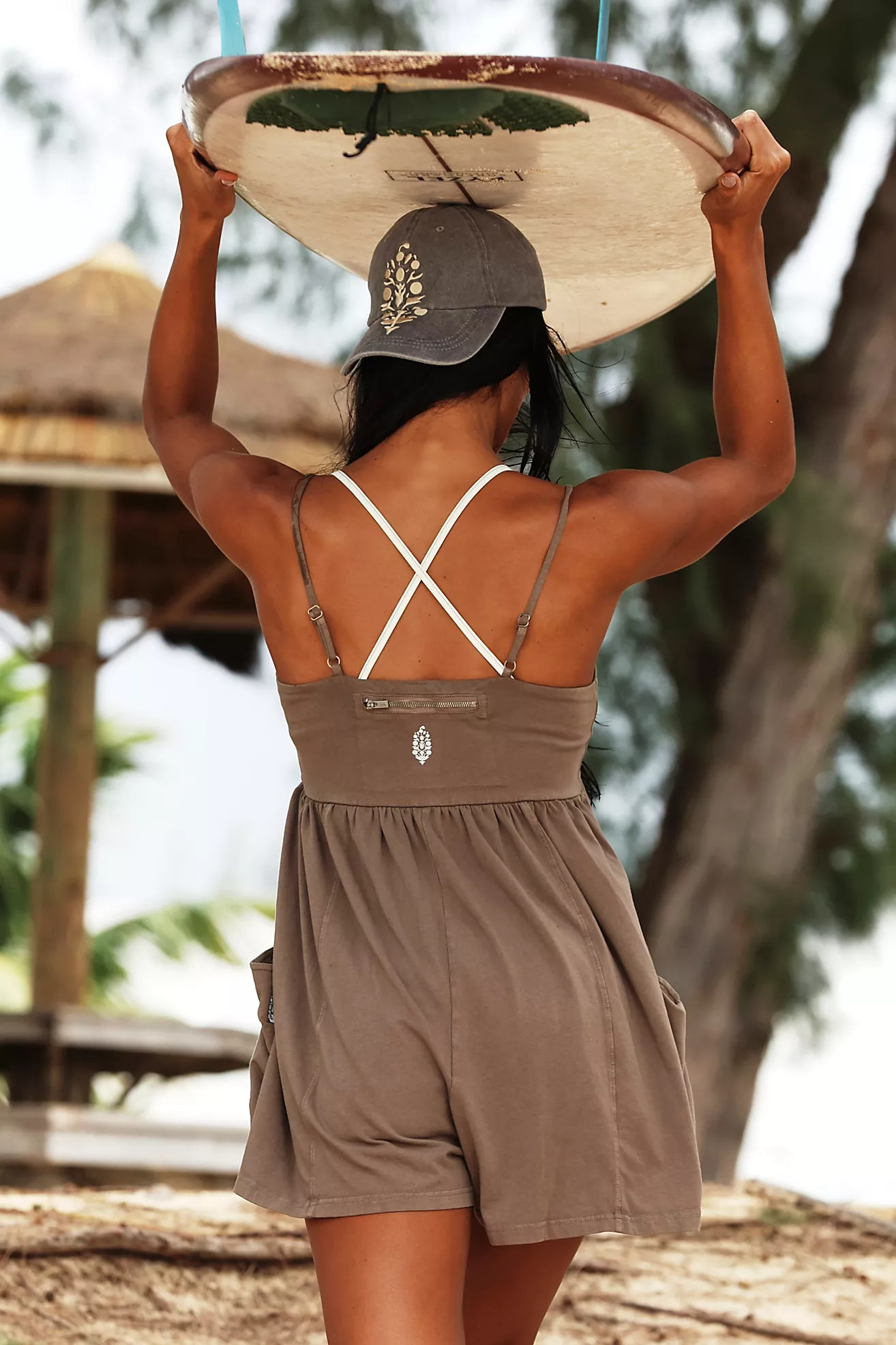 Hot Shot Strappy Romper | Free People (Global - UK&FR Excluded)