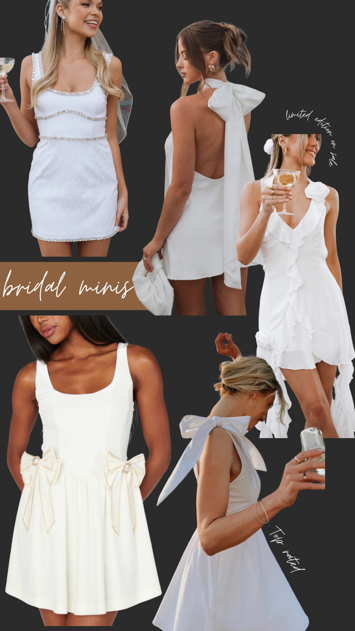 Cutest Mumu Minis for the Bride! 🤍

#LTKWedding #LTKSaleAlert