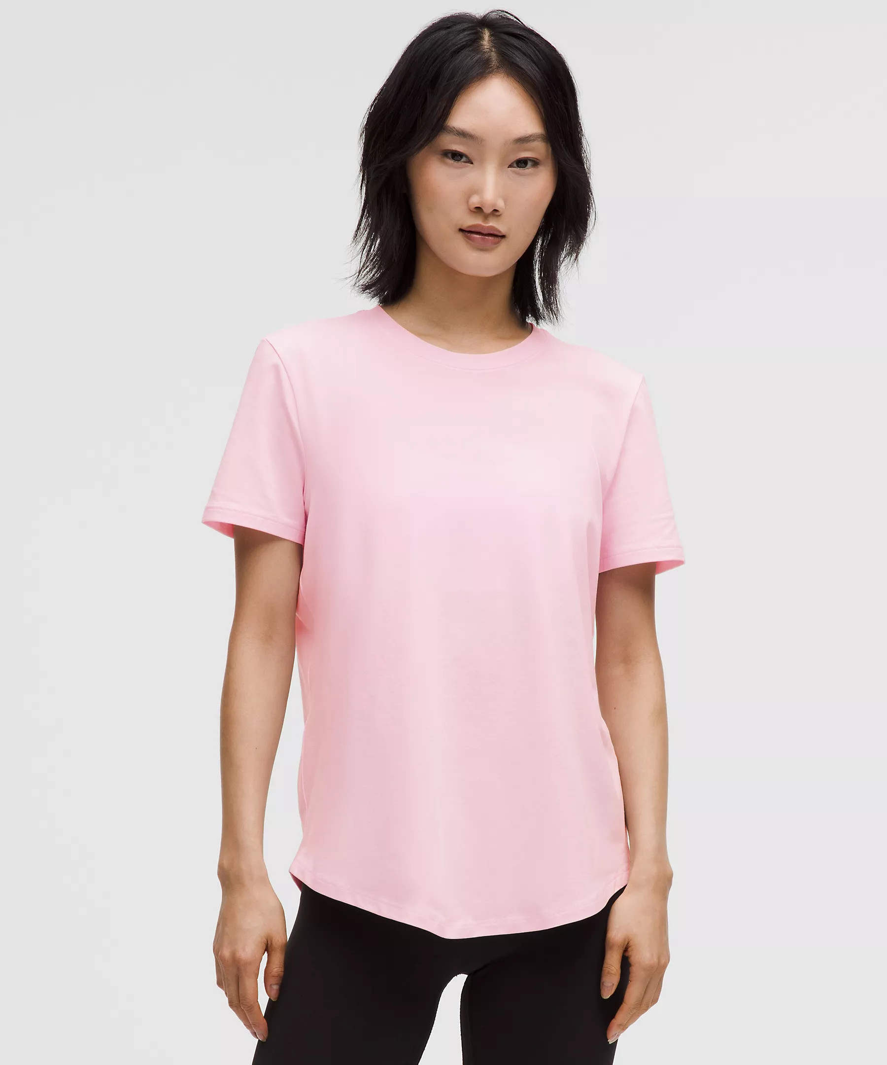Love Curved-Hem Crewneck T-Shirt | Lululemon (US)