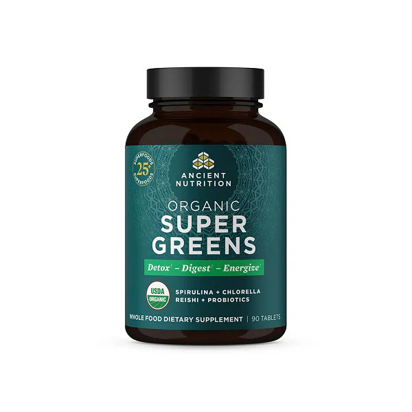 Organic SuperGreens, 1-Pack | Ancient Nutrition