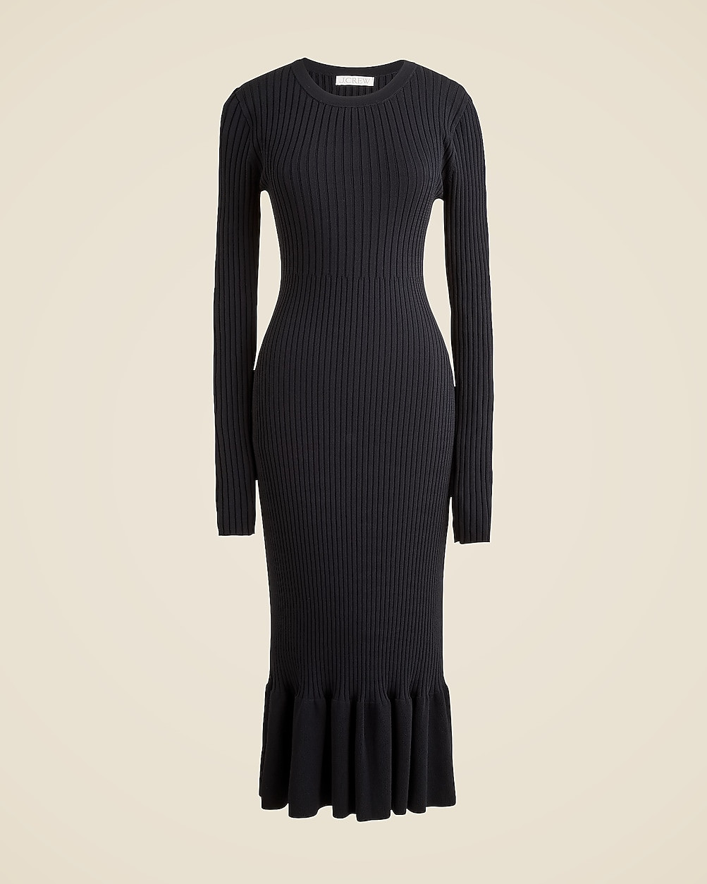 Super-stretch ruffle sweater-dress | J. Crew US
