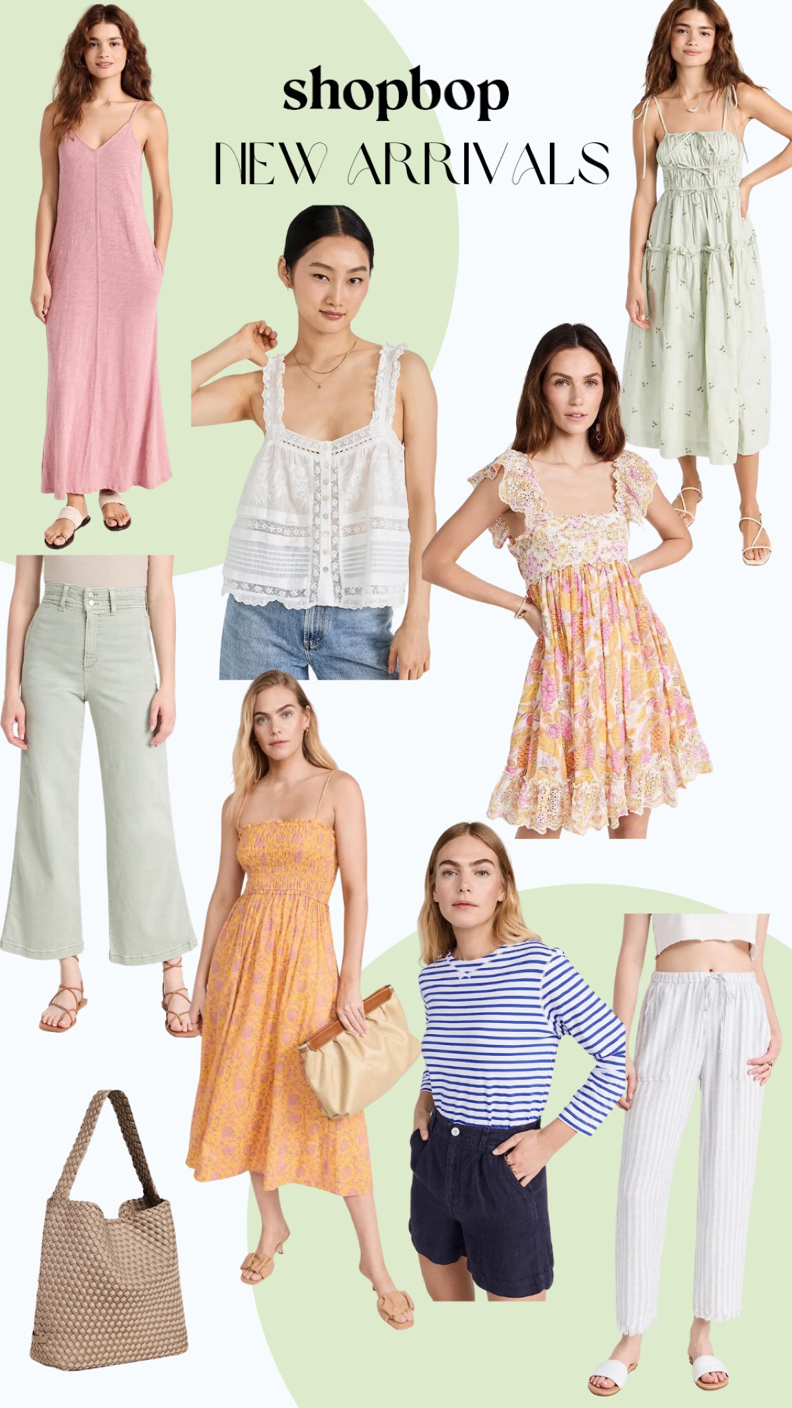 Sherbet colored new arrivals from @shopbop I’m eyeing from easy summer dresses, lightweight tops to go-to summer pants #newarrivals #shopboppicks #shopbopnewarrivals #summercolors

#LTKstyletip