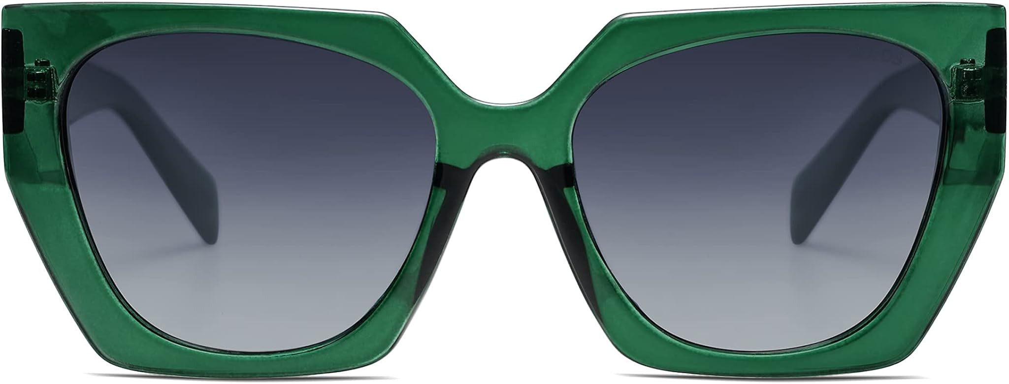 SOJOS Retro Polarized Oversized Sunglasses Womens Big Square Vintage Designer Sunnies SJ2205 | Amazon (US)