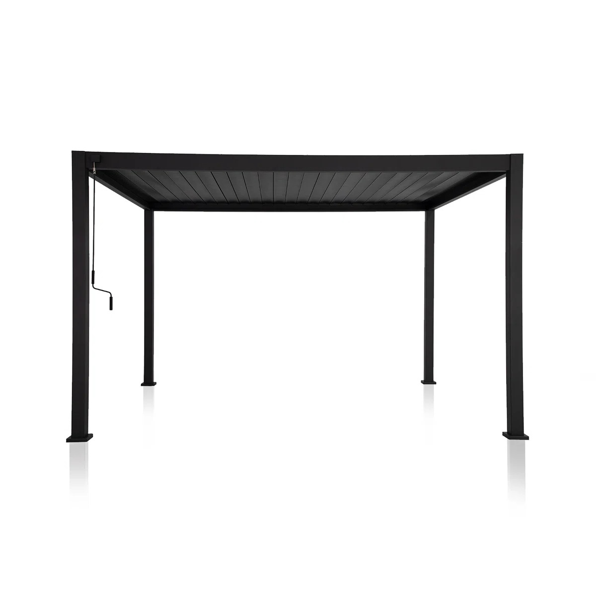 111DA Full Aluminum Frame Pergola with Adjustable Double-Layer Louvers | Wayfair North America