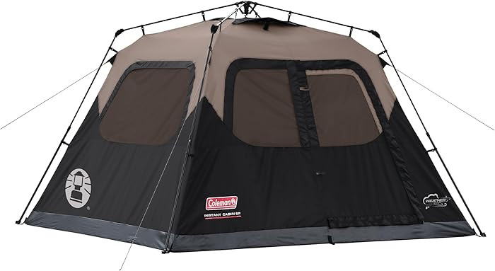 Coleman 4/6/8/10 Person Instant Camping Tent with 1-Minute Setup, Large Family Tent with Pre-Atta... | Amazon (US)