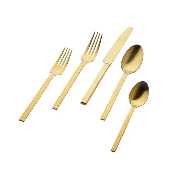 Atlas Mirror 20 Piece 18/0 Stainless Steel Flatware Set, Service for 4 | AllModern